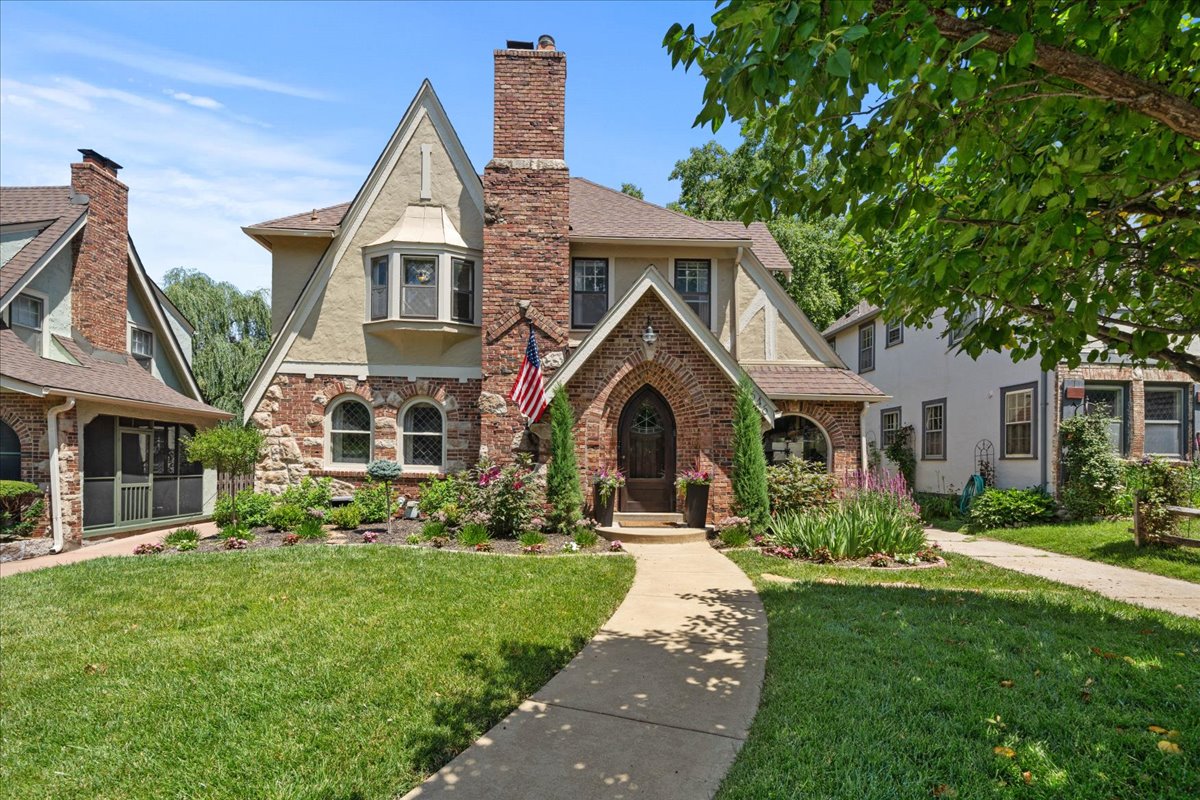 Front exterior of the Brookside Tudor